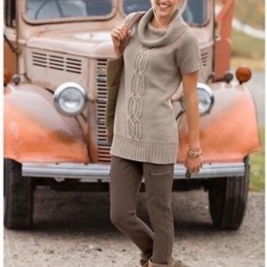 Athleta Tisbury Cable Knit Tunic Sweater.